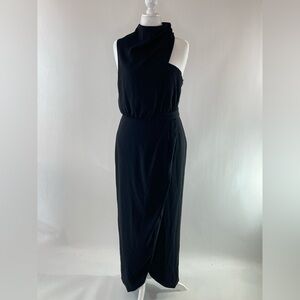 Black Halo Charcoal Evening Gown, 12